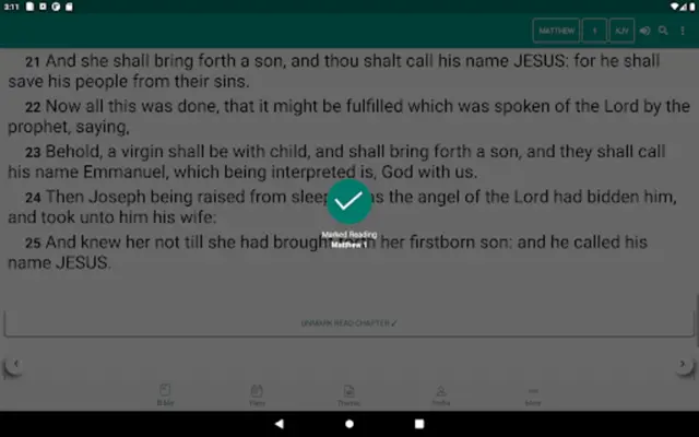 Bible Offline King James android App screenshot 0